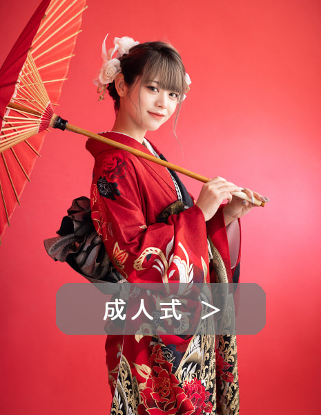 振袖を着た成人式